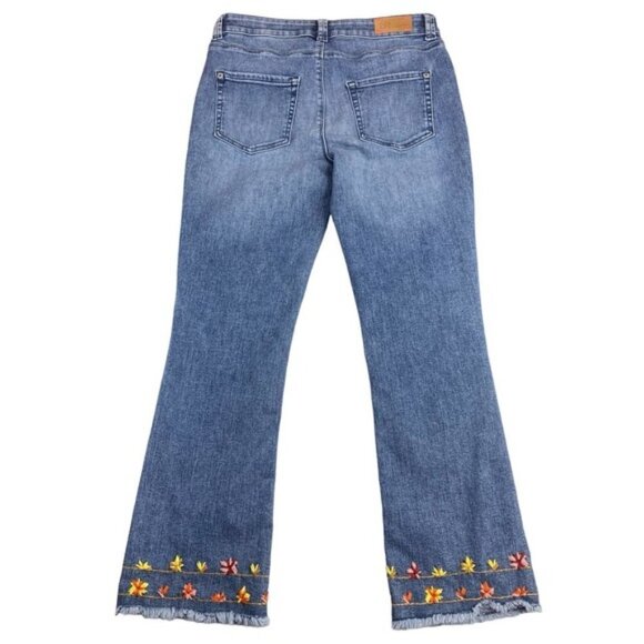 RAFFAELLO ROSSI Sinty Cropped Ethno Sz 6 Slim - Picture 2 of 11